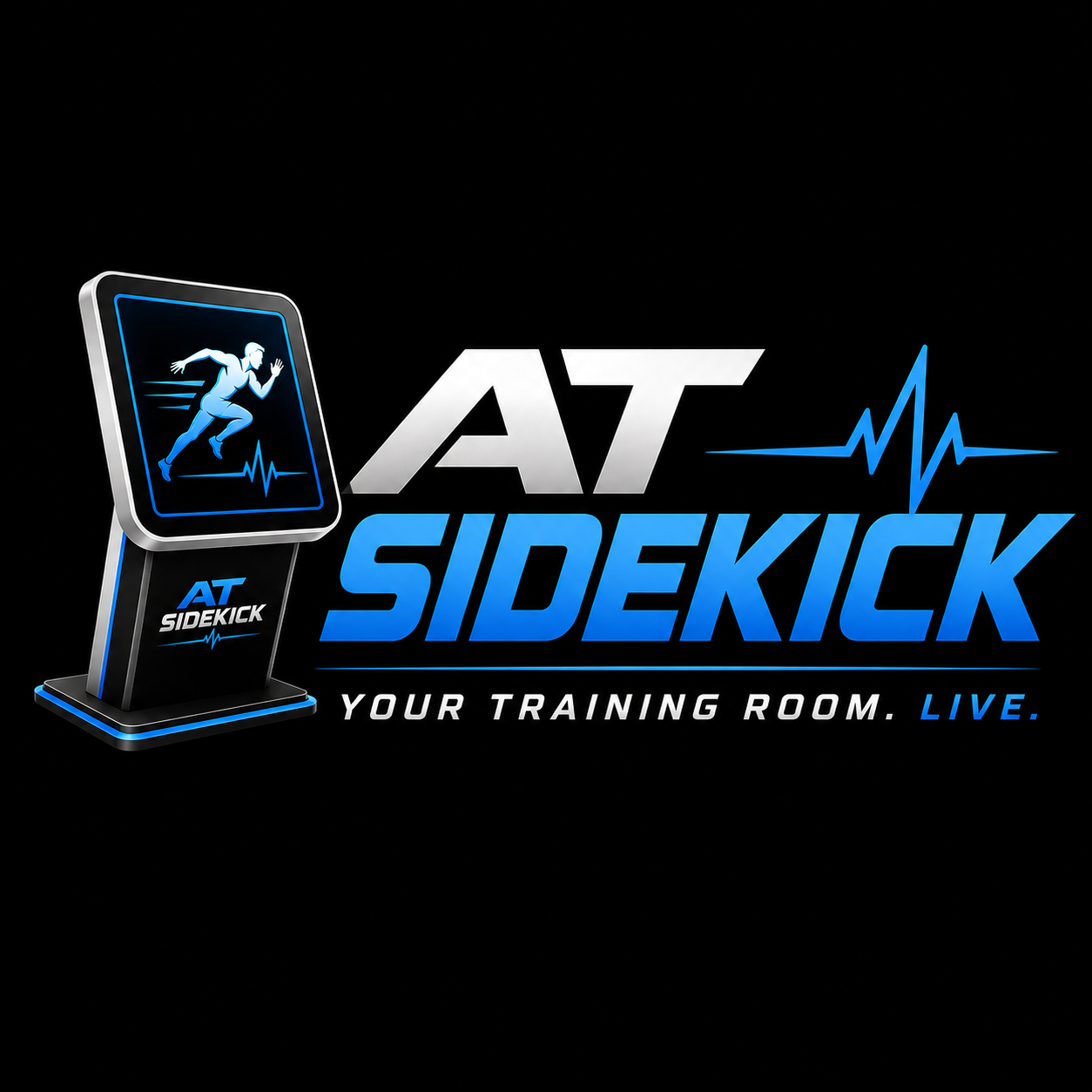 AT Sidekick logo — Your Training Room. Live.